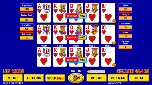 Play Video Poker